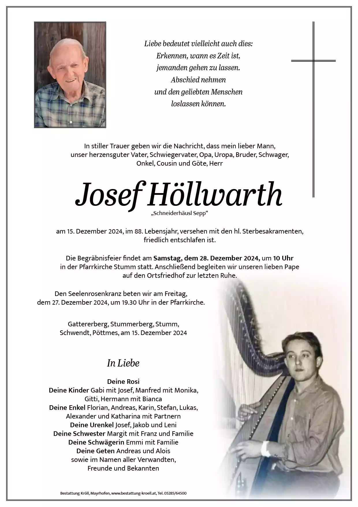 Parte von Josef Höllwarth